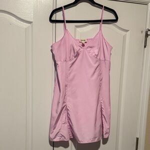 Chic Light Pink Slip Dress